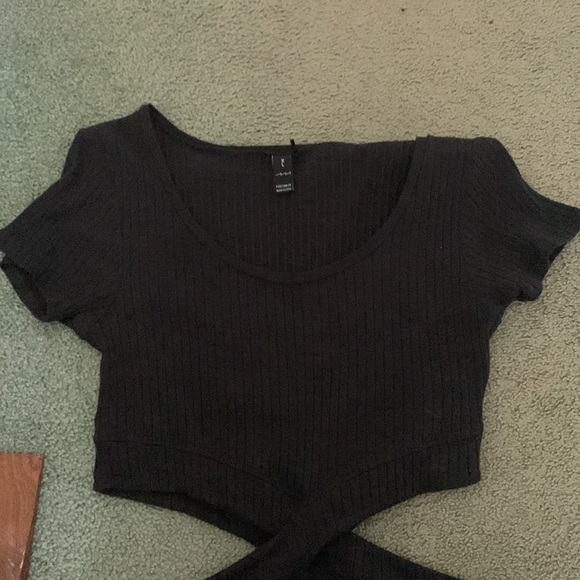 FACTORIE BLACK BODYCON DRESS WITH CUT OUT WAIST SIZE XL - Picture 3 of 11